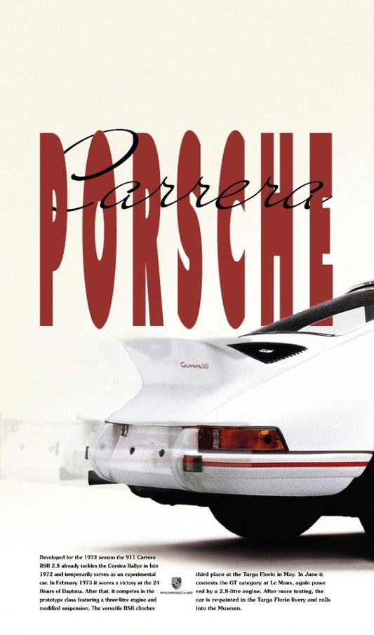 Porsche poster 30x40